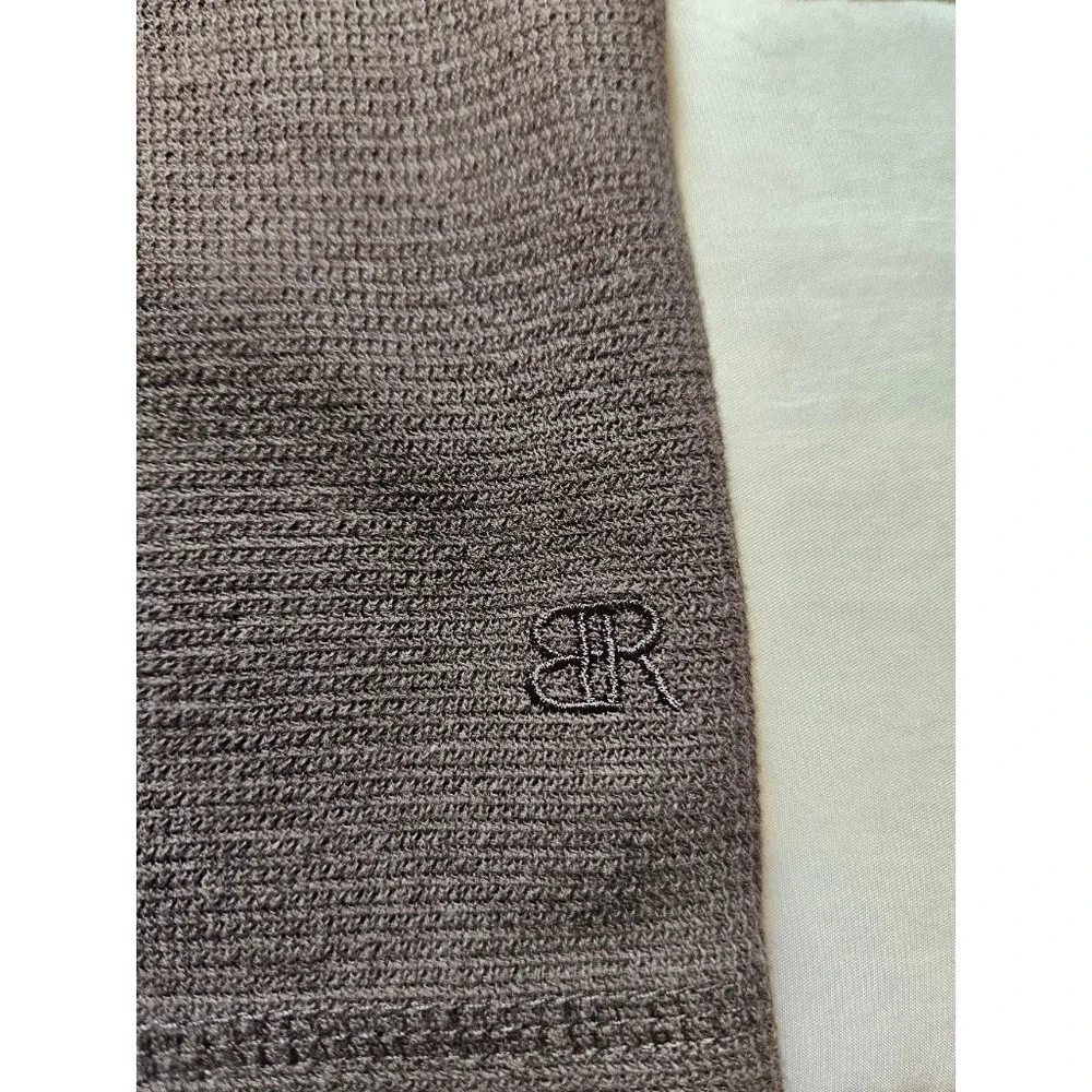 Banana Republic Mens Brown Textured Long Sleeve Crewneck Knit Top Size M